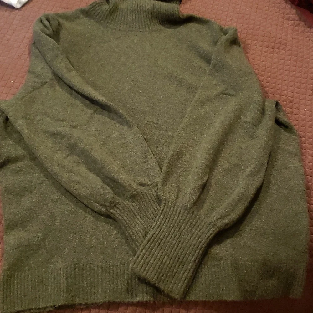 J.CREW green women's sweater....size XXL..excellent condition - Picture 3 of 11